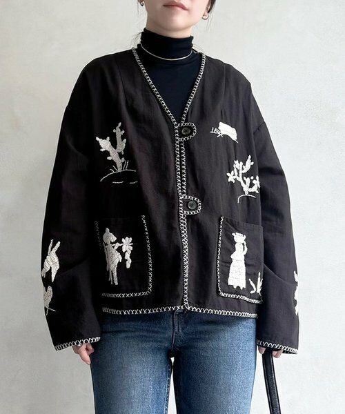 BEARDSLEY / ビアズリー その他アウター | ノーカラーメキシカンジャケット | 詳細11