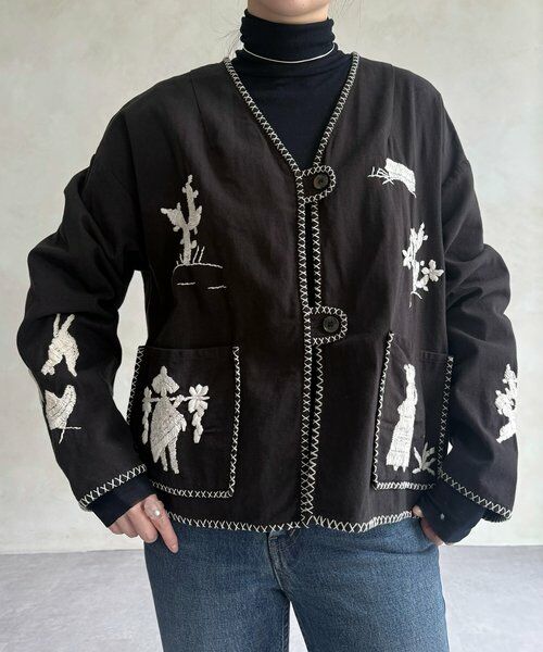 BEARDSLEY / ビアズリー その他アウター | ノーカラーメキシカンジャケット | 詳細12