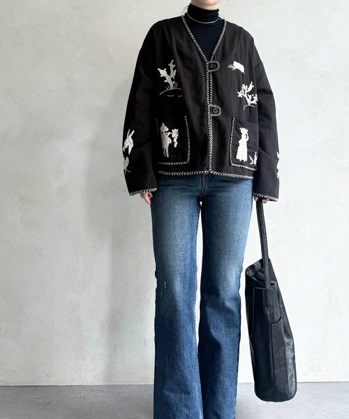 BEARDSLEY / ビアズリー その他アウター | ノーカラーメキシカンジャケット | 詳細13