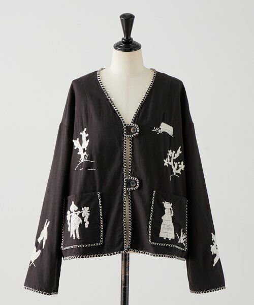 BEARDSLEY / ビアズリー その他アウター | ノーカラーメキシカンジャケット | 詳細17