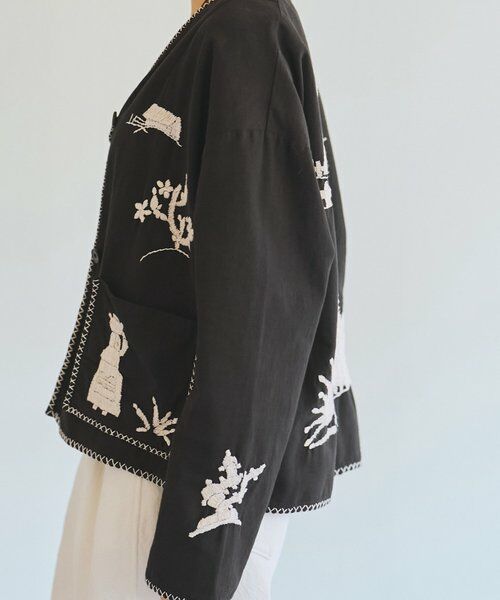 BEARDSLEY / ビアズリー その他アウター | ノーカラーメキシカンジャケット | 詳細23