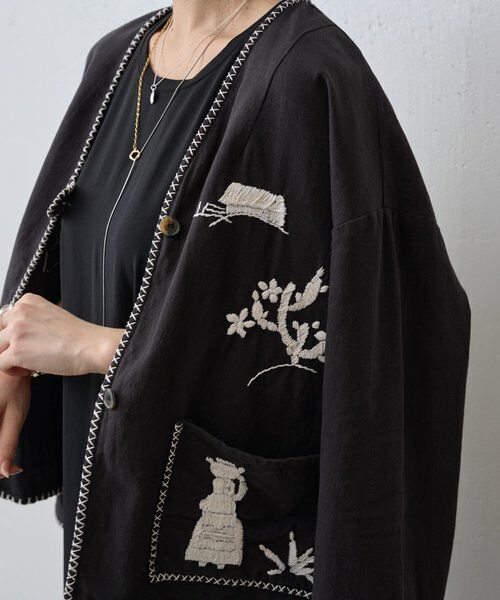 BEARDSLEY / ビアズリー その他アウター | ノーカラーメキシカンジャケット | 詳細24