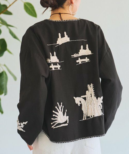 BEARDSLEY / ビアズリー その他アウター | ノーカラーメキシカンジャケット | 詳細3