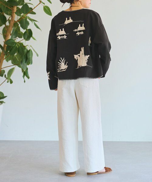 BEARDSLEY / ビアズリー その他アウター | ノーカラーメキシカンジャケット | 詳細6