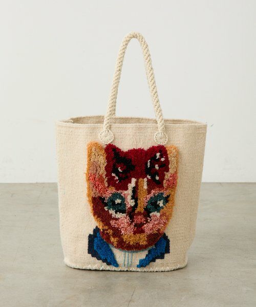 BEARDSLEY / ビアズリー トートバッグ | 12/18(木)12：00予約開始予定《PO! Paris》トートバッグCat | 詳細1