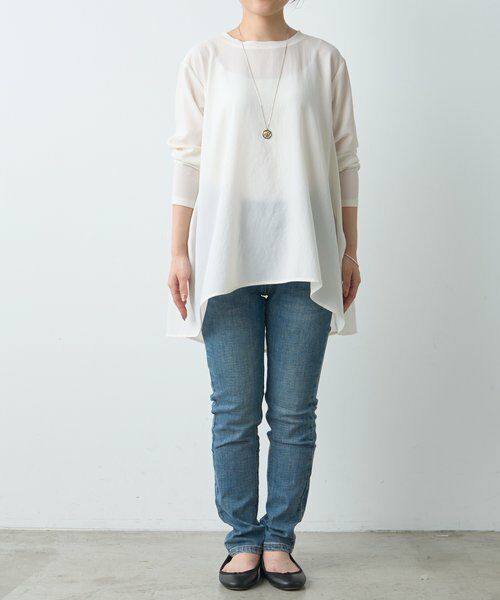 BEARDSLEY / ビアズリー シャツ・ブラウス | 後ろドレープTブラウス | 詳細11