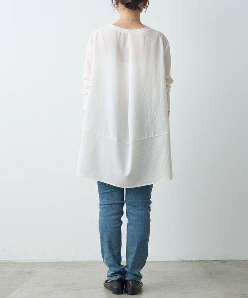 BEARDSLEY / ビアズリー シャツ・ブラウス | 後ろドレープTブラウス | 詳細13