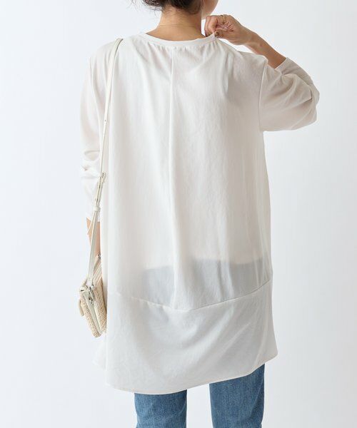 BEARDSLEY / ビアズリー シャツ・ブラウス | 後ろドレープTブラウス | 詳細4