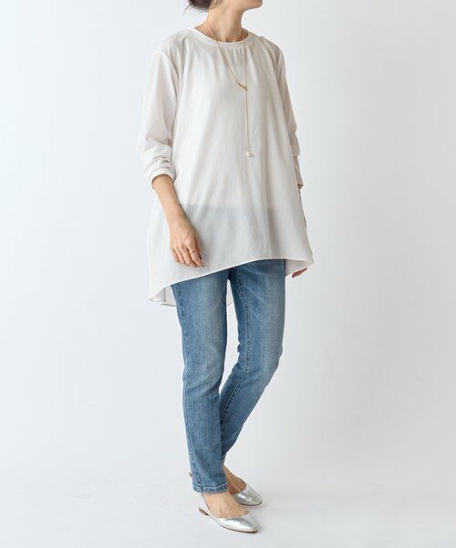 BEARDSLEY / ビアズリー シャツ・ブラウス | 後ろドレープTブラウス | 詳細7