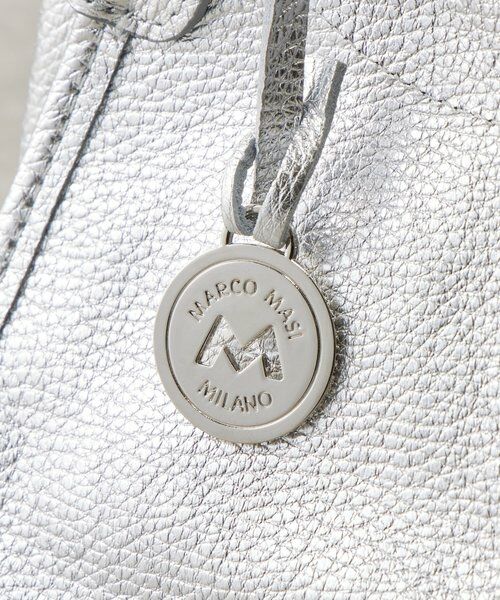 BEARDSLEY / ビアズリー トートバッグ | 《MARCO MASI》2AWYレザートートバッグ（シルバー） | 詳細6