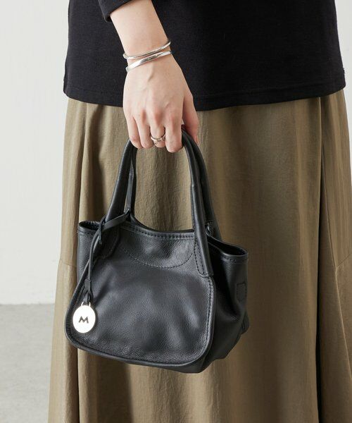 BEARDSLEY / ビアズリー トートバッグ | 《MARCO MASI》2AWYレザートートバッグ（ブラック） | 詳細7