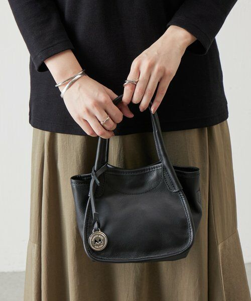 BEARDSLEY / ビアズリー トートバッグ | 《MARCO MASI》2AWYレザートートバッグ（ブラック） | 詳細8