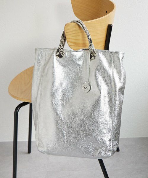 BEARDSLEY / ビアズリー トートバッグ | 《MARCO MASI》シルバートートバッグ | 詳細1