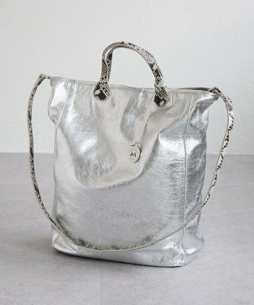 BEARDSLEY / ビアズリー トートバッグ | 《MARCO MASI》シルバートートバッグ | 詳細2