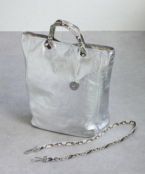 BEARDSLEY / ビアズリー トートバッグ | 《MARCO MASI》シルバートートバッグ | 詳細6