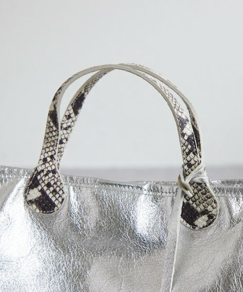 BEARDSLEY / ビアズリー トートバッグ | 《MARCO MASI》シルバートートバッグ | 詳細8
