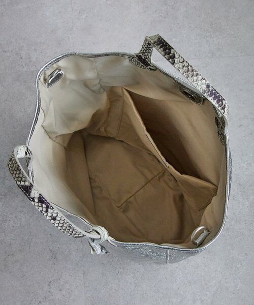 BEARDSLEY / ビアズリー トートバッグ | 《MARCO MASI》シルバートートバッグ | 詳細9