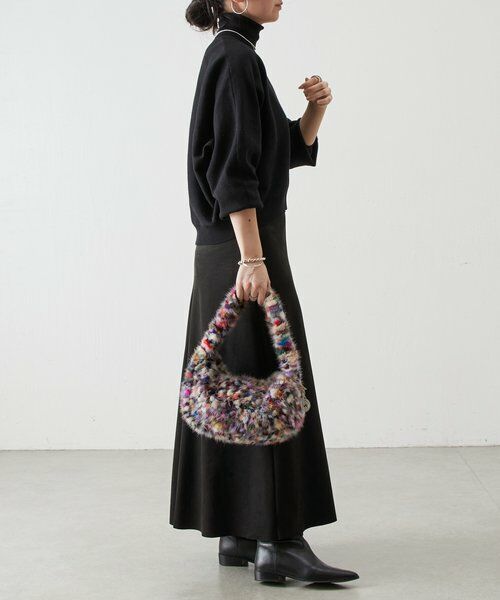 BEARDSLEY / ビアズリー トートバッグ | 《MARCO MASI》ミンクファーMIXカラーバッグ | 詳細1