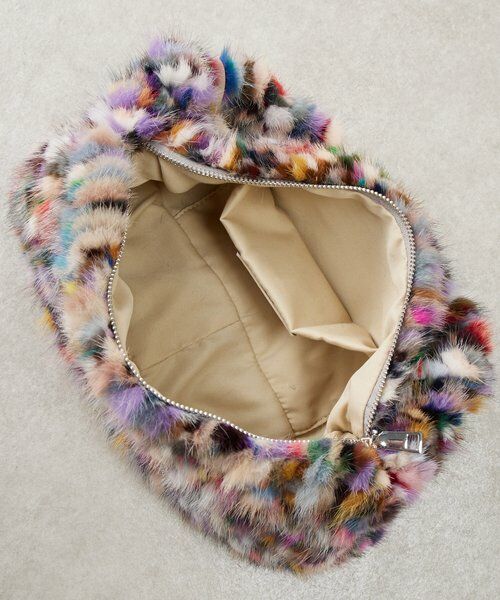 BEARDSLEY / ビアズリー トートバッグ | 《MARCO MASI》ミンクファーMIXカラーバッグ | 詳細11