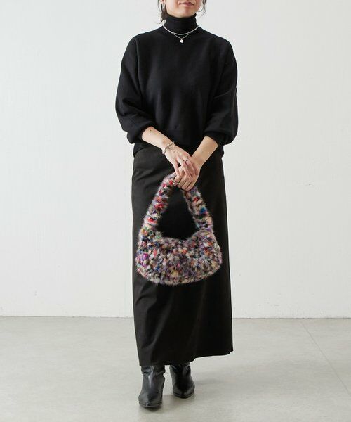 BEARDSLEY / ビアズリー トートバッグ | 《MARCO MASI》ミンクファーMIXカラーバッグ | 詳細3