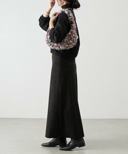 BEARDSLEY / ビアズリー トートバッグ | 《MARCO MASI》ミンクファーMIXカラーバッグ | 詳細4