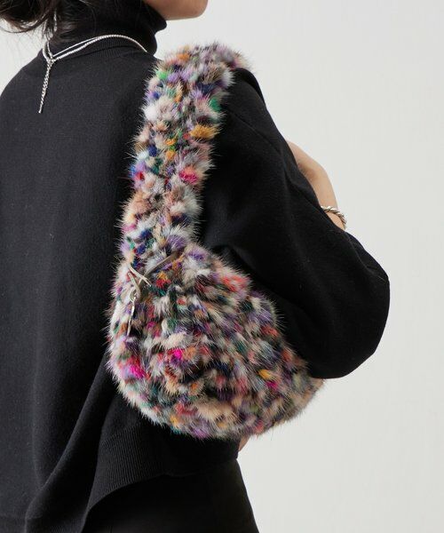 BEARDSLEY / ビアズリー トートバッグ | 《MARCO MASI》ミンクファーMIXカラーバッグ | 詳細6