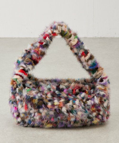 BEARDSLEY / ビアズリー トートバッグ | 《MARCO MASI》ミンクファーMIXカラーバッグ | 詳細8