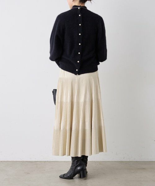 BEARDSLEY / ビアズリー ニット・セーター | 後ろ釦ファーニット | 詳細11