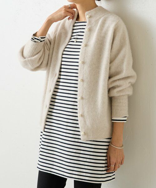 BEARDSLEY / ビアズリー ニット・セーター | 後ろ釦ファーニット | 詳細17