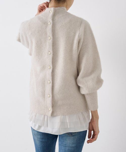 BEARDSLEY / ビアズリー ニット・セーター | 後ろ釦ファーニット | 詳細24