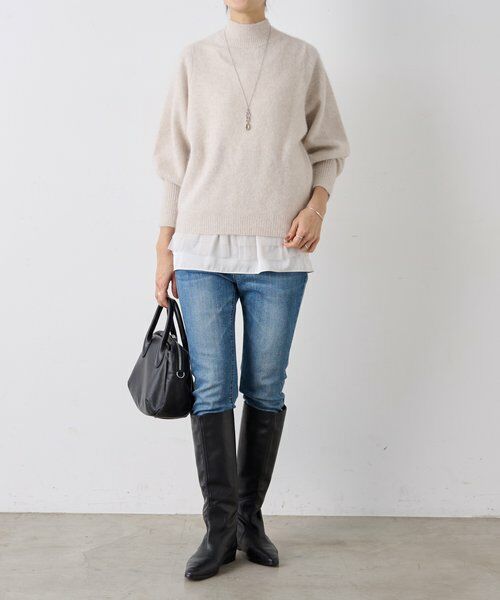 BEARDSLEY / ビアズリー ニット・セーター | 後ろ釦ファーニット | 詳細25