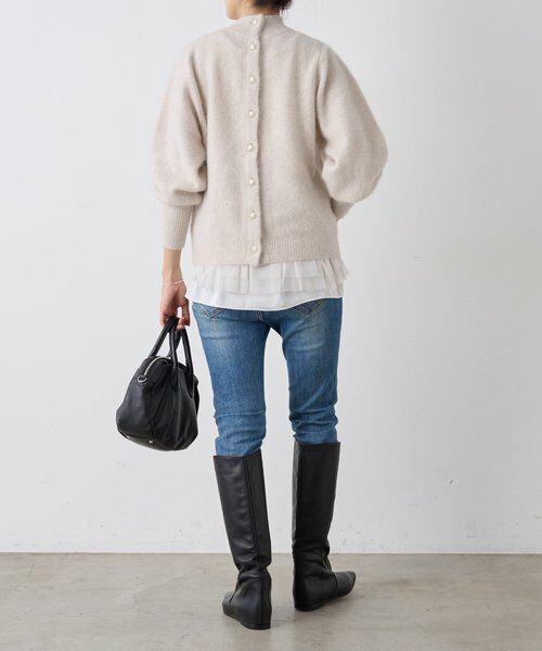 BEARDSLEY / ビアズリー ニット・セーター | 後ろ釦ファーニット | 詳細26