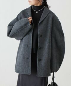 BEARDSLEY / ビアズリー その他アウター | 《RRACE》ショールカラーハーフコート