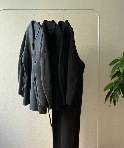 BEARDSLEY / ビアズリー その他アウター | 《RRACE》ショールカラーハーフコート | 詳細1