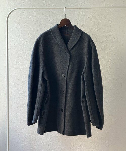 BEARDSLEY / ビアズリー その他アウター | 《RRACE》ショールカラーハーフコート | 詳細17