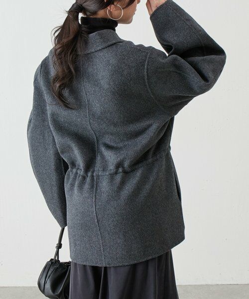 BEARDSLEY / ビアズリー その他アウター | 《RRACE》ショールカラーハーフコート | 詳細5