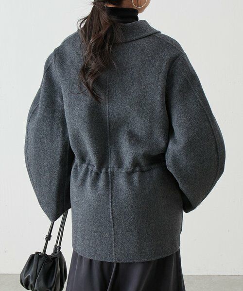 BEARDSLEY / ビアズリー その他アウター | 《RRACE》ショールカラーハーフコート | 詳細6