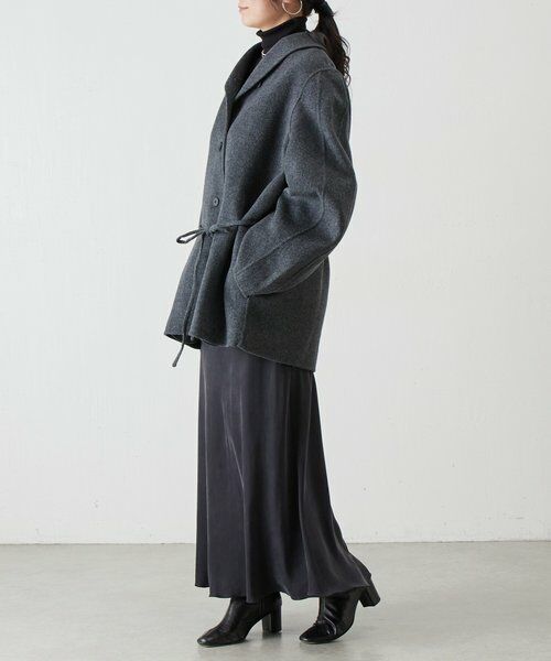 BEARDSLEY / ビアズリー その他アウター | 《RRACE》ショールカラーハーフコート | 詳細8