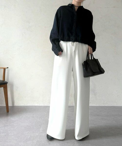 BEARDSLEY / ビアズリー シャツ・ブラウス | 《12/11(木)予約開始》トロミデニムショートシャツ | 詳細12