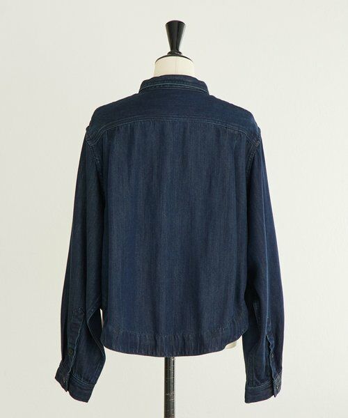 BEARDSLEY / ビアズリー シャツ・ブラウス | 《12/11(木)予約開始》トロミデニムショートシャツ | 詳細17