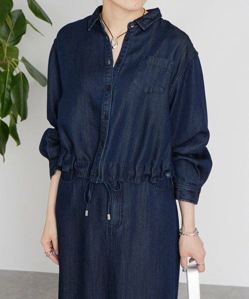 BEARDSLEY / ビアズリー シャツ・ブラウス | 《12/11(木)予約開始》トロミデニムショートシャツ | 詳細3