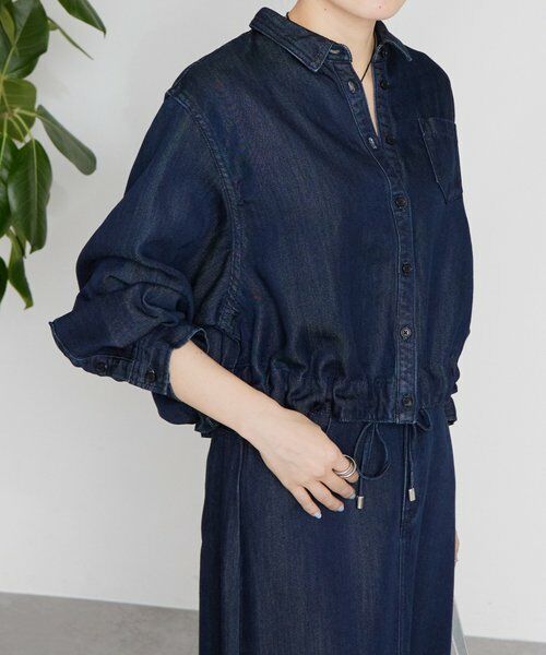 BEARDSLEY / ビアズリー シャツ・ブラウス | 《12/11(木)予約開始》トロミデニムショートシャツ | 詳細5