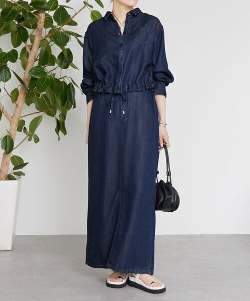 BEARDSLEY / ビアズリー シャツ・ブラウス | 《12/11(木)予約開始》トロミデニムショートシャツ | 詳細6