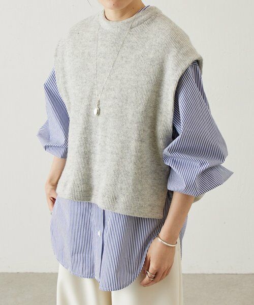 ジレセットシャツ （シャツ・ブラウス）｜BEARDSLEY / ビアズリー