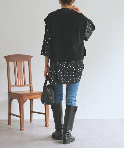 ジレセットシャツ （シャツ・ブラウス）｜BEARDSLEY / ビアズリー