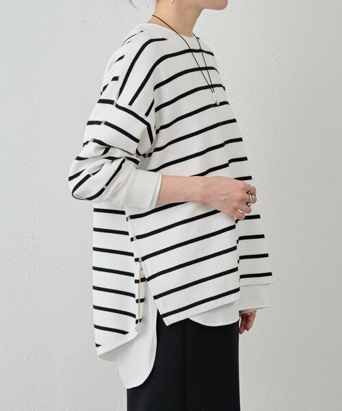 BEARDSLEY / ビアズリー ニット・セーター | BAイニシャルサイドZIPニット | 詳細4