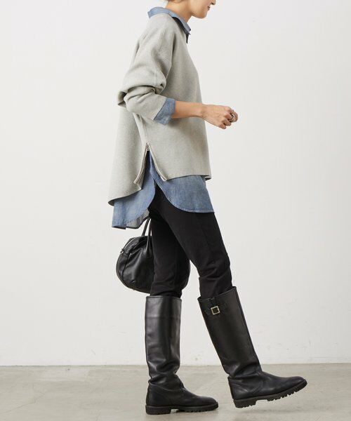 BEARDSLEY / ビアズリー ニット・セーター | BAイニシャルサイドZIPニット | 詳細26