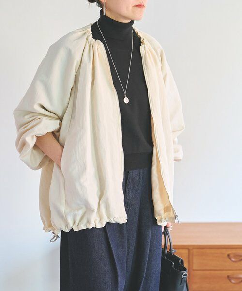 BEARDSLEY / ビアズリー ブルゾン | ギャザーブルゾン | 詳細10