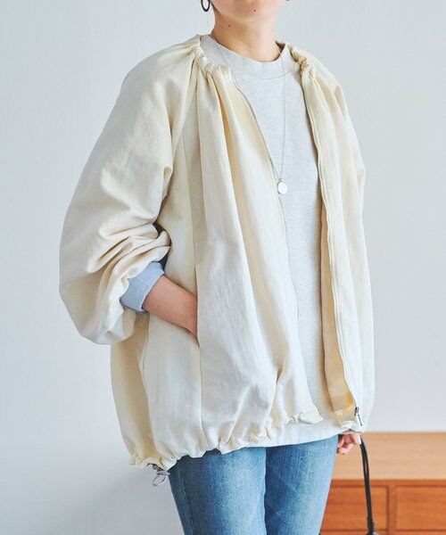 BEARDSLEY / ビアズリー ブルゾン | ギャザーブルゾン | 詳細2