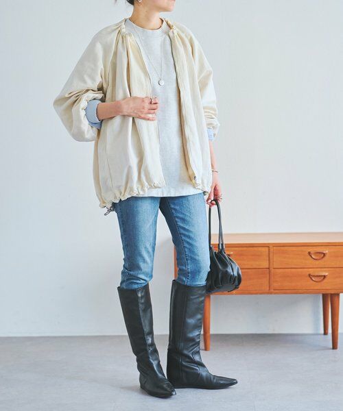 BEARDSLEY / ビアズリー ブルゾン | ギャザーブルゾン | 詳細6